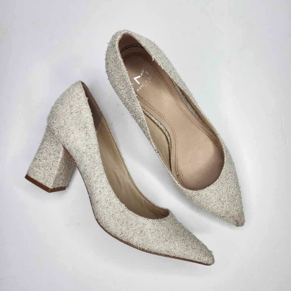 Marc Fisher Ltd Zala Block Heel Pointy Toe Pump/ … - image 2